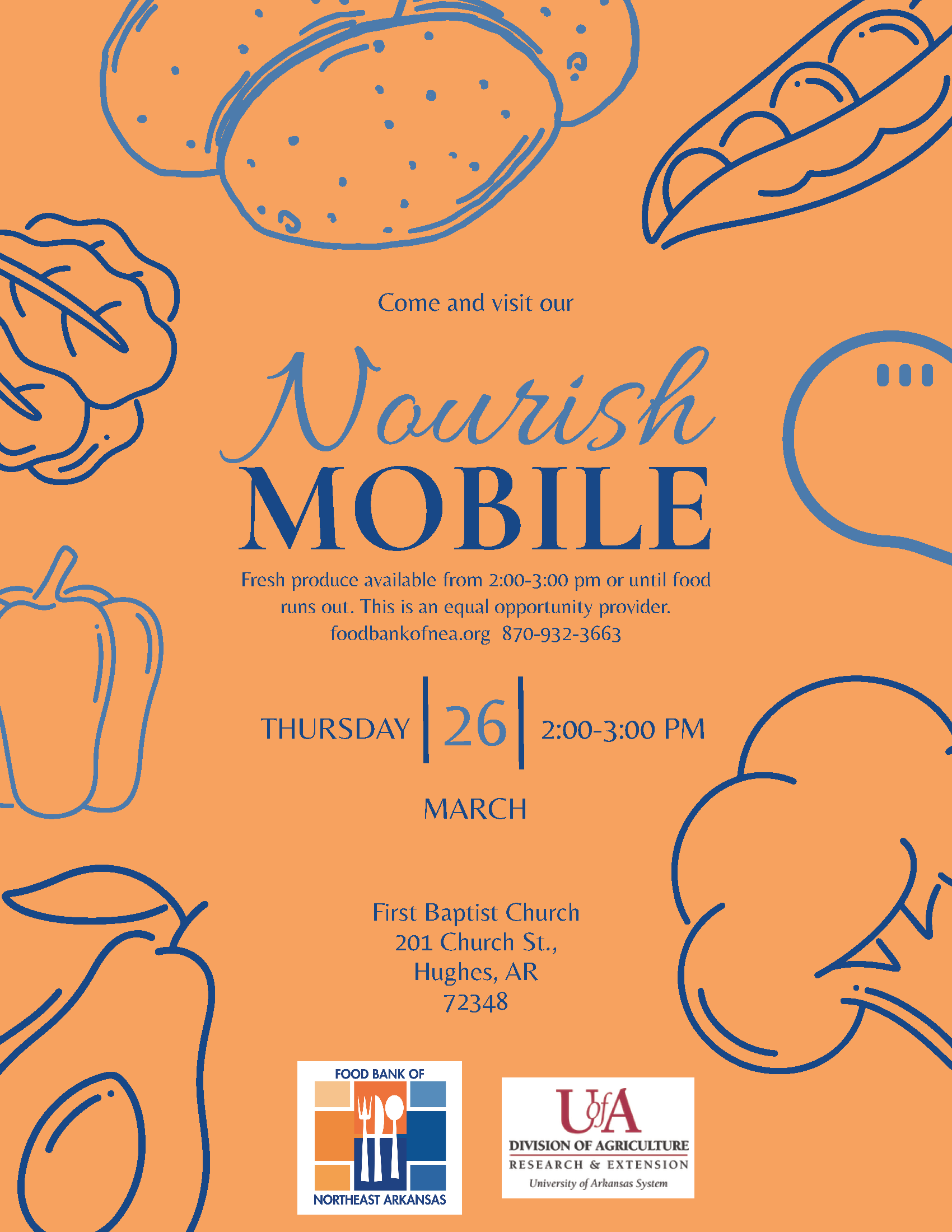 Nourish Mobile Thursday March 26, 2026 from 2-3 p.m.