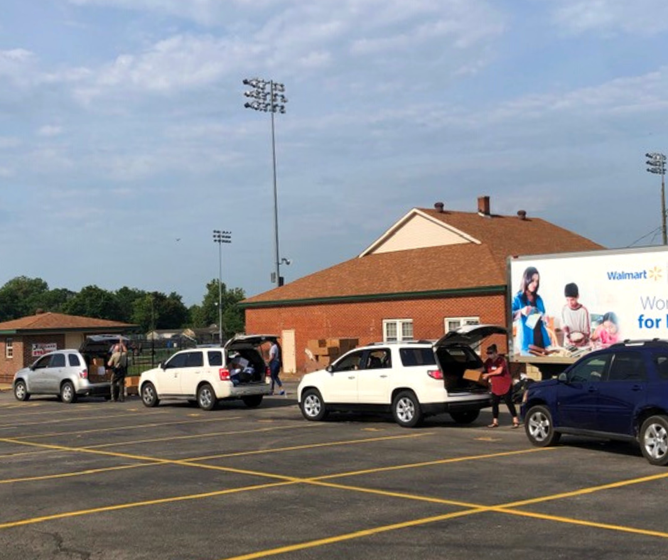 Drive Through Food Distribution