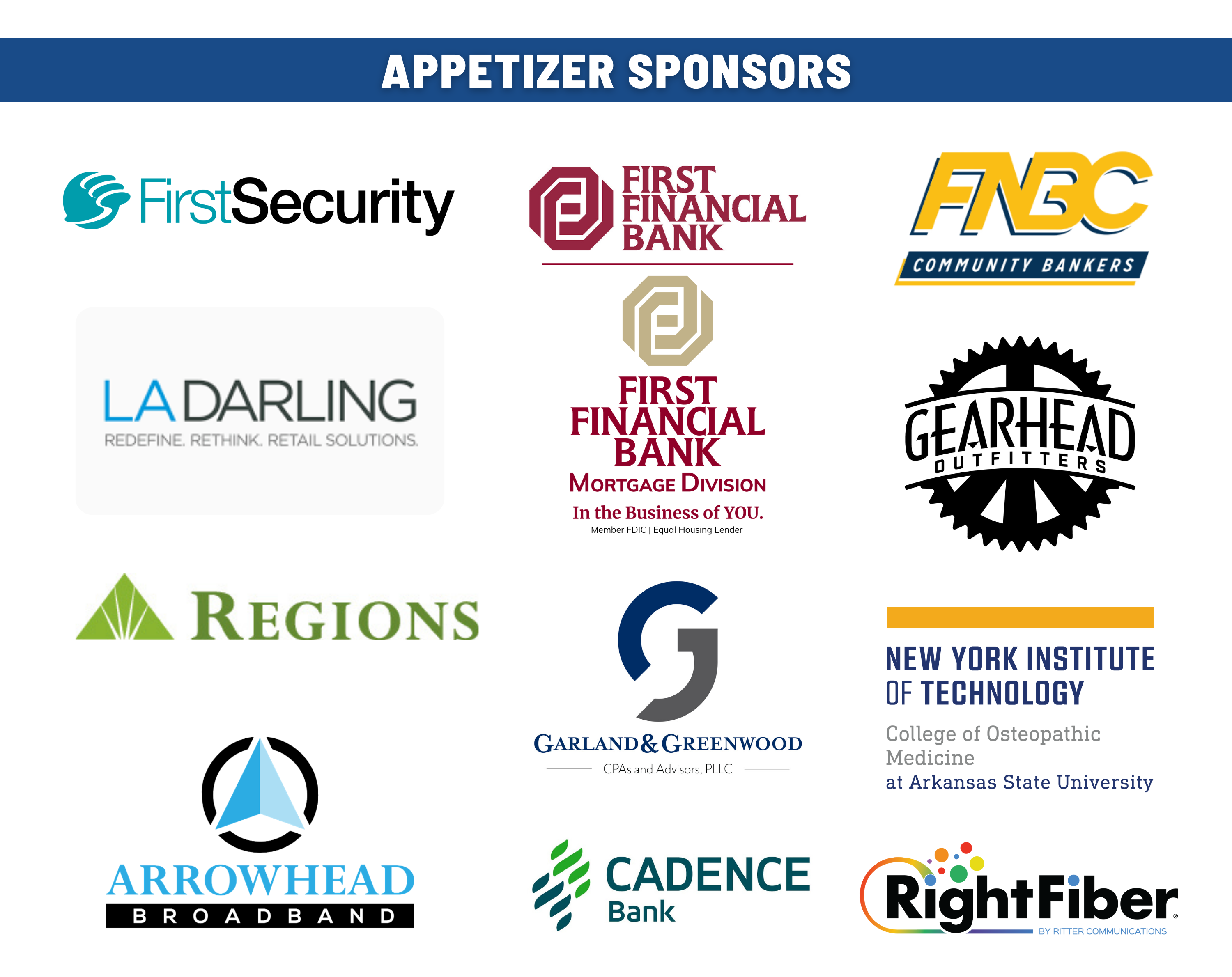 Empty Bowls 2023 Appetizer Sponsors