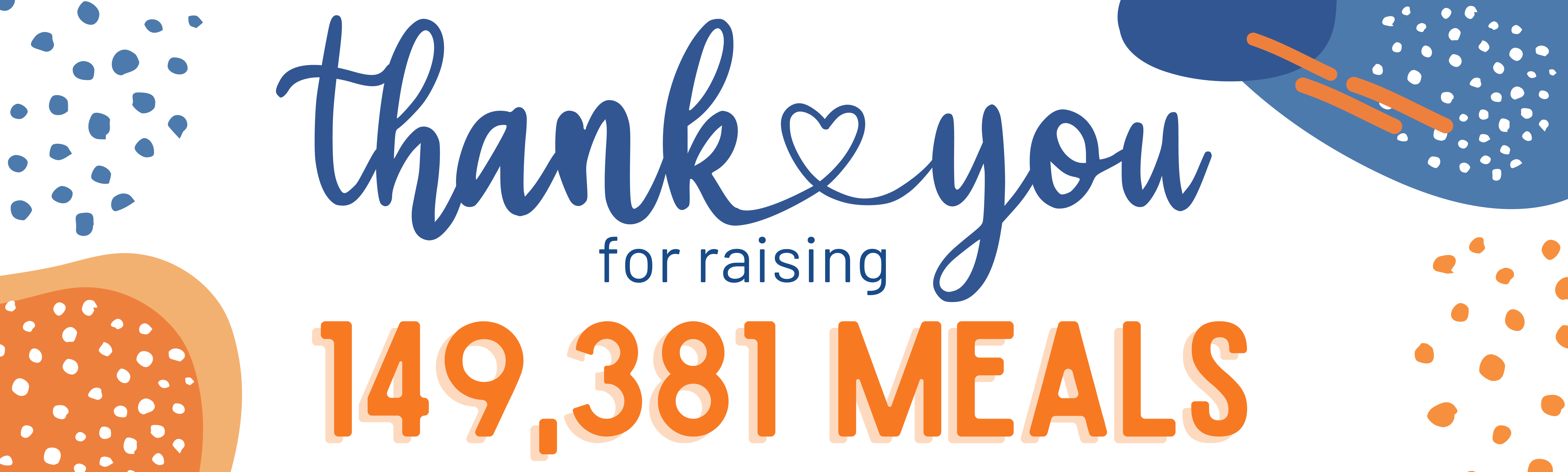 Thank you for raising 149,381 meals